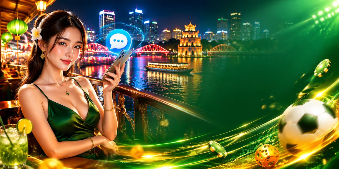 Người dùng Hà Nội chơi slot game tại chợ đêm qua điện thoại