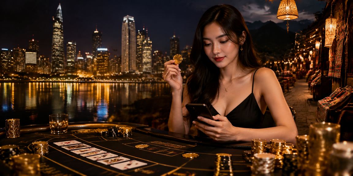 Bàn Baccarat chuyên nghiệp tại không gian cao cấp vùng Sa Pa Việt Nam